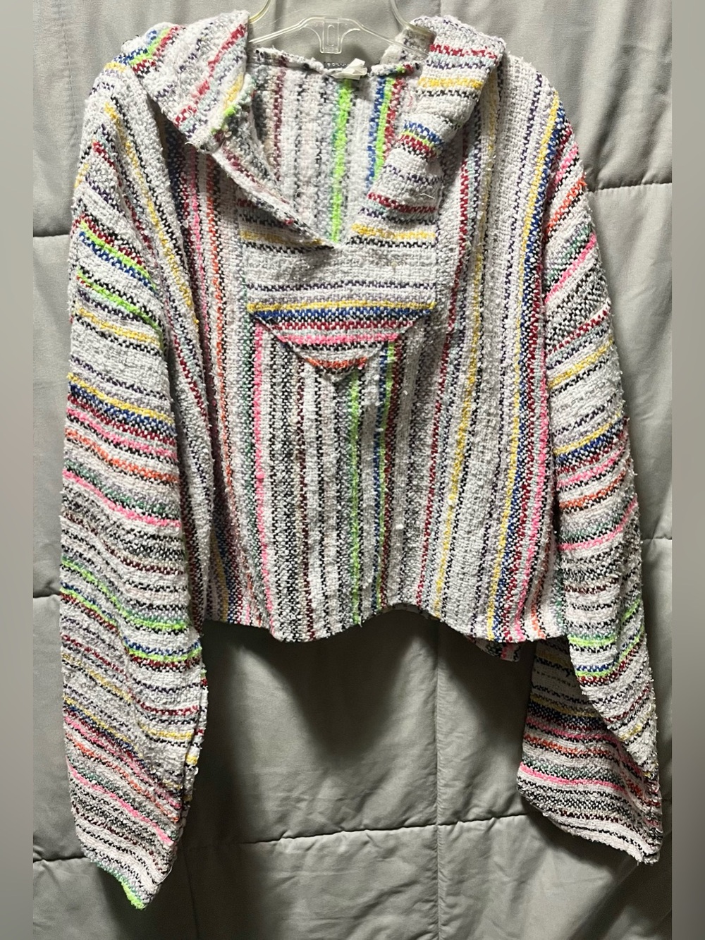 Earthbound Trading Cropped Jerga Hoodie Size XL